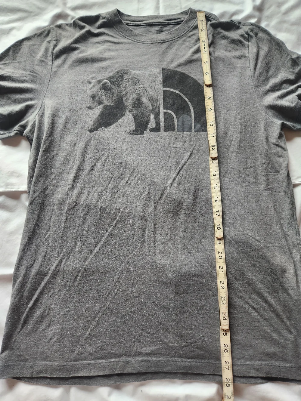 The North Face Men’s Gray Bear Logo T-Shirt
